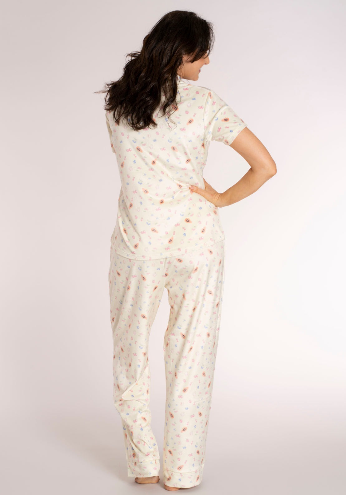 The Sleep Collection Boyfriend PJ Set - Yellow 2 Shaws Department Stores