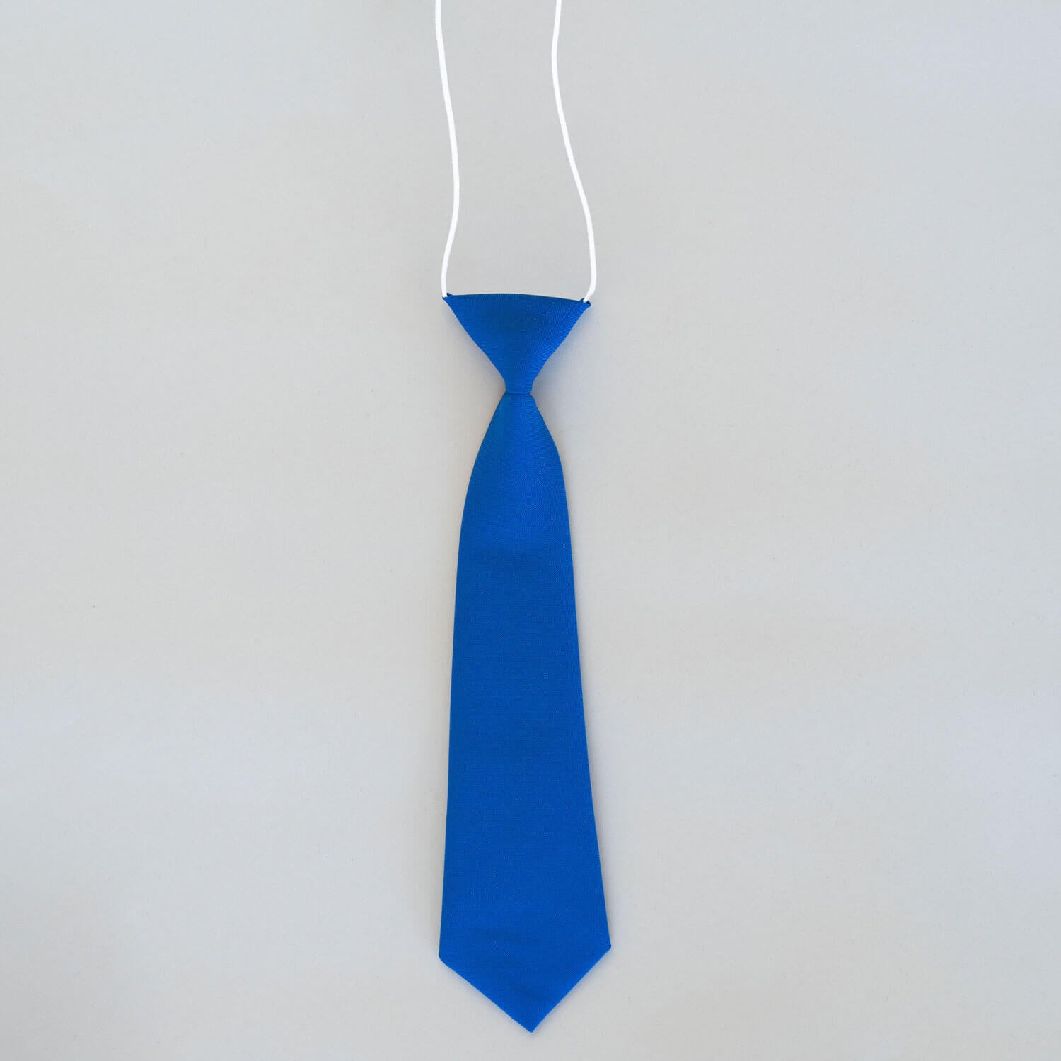 W Mcbrinn Elasticated School Tie - Blue 1 Shaws Department Stores