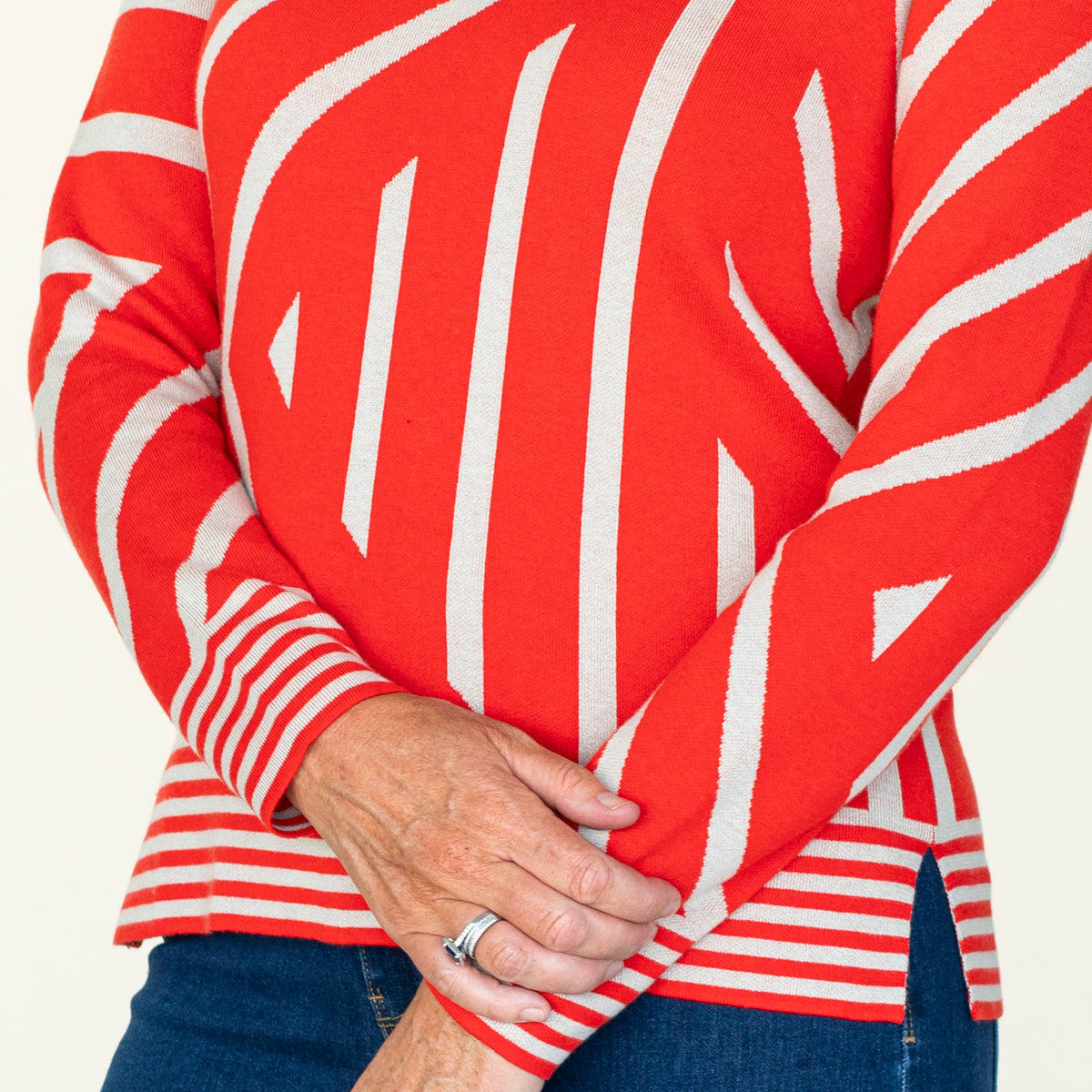 Vandyke Stripe Sweater