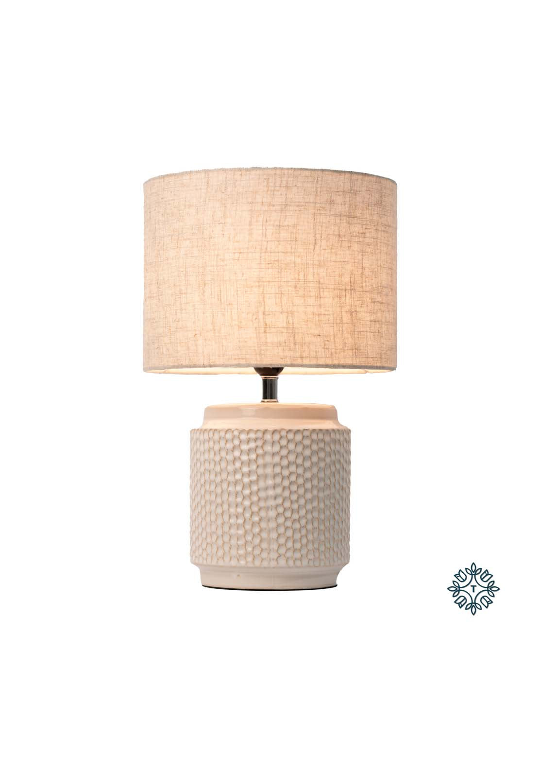 The Home Collection Table Lamp 44cm - Cream 1 Shaws Department Stores