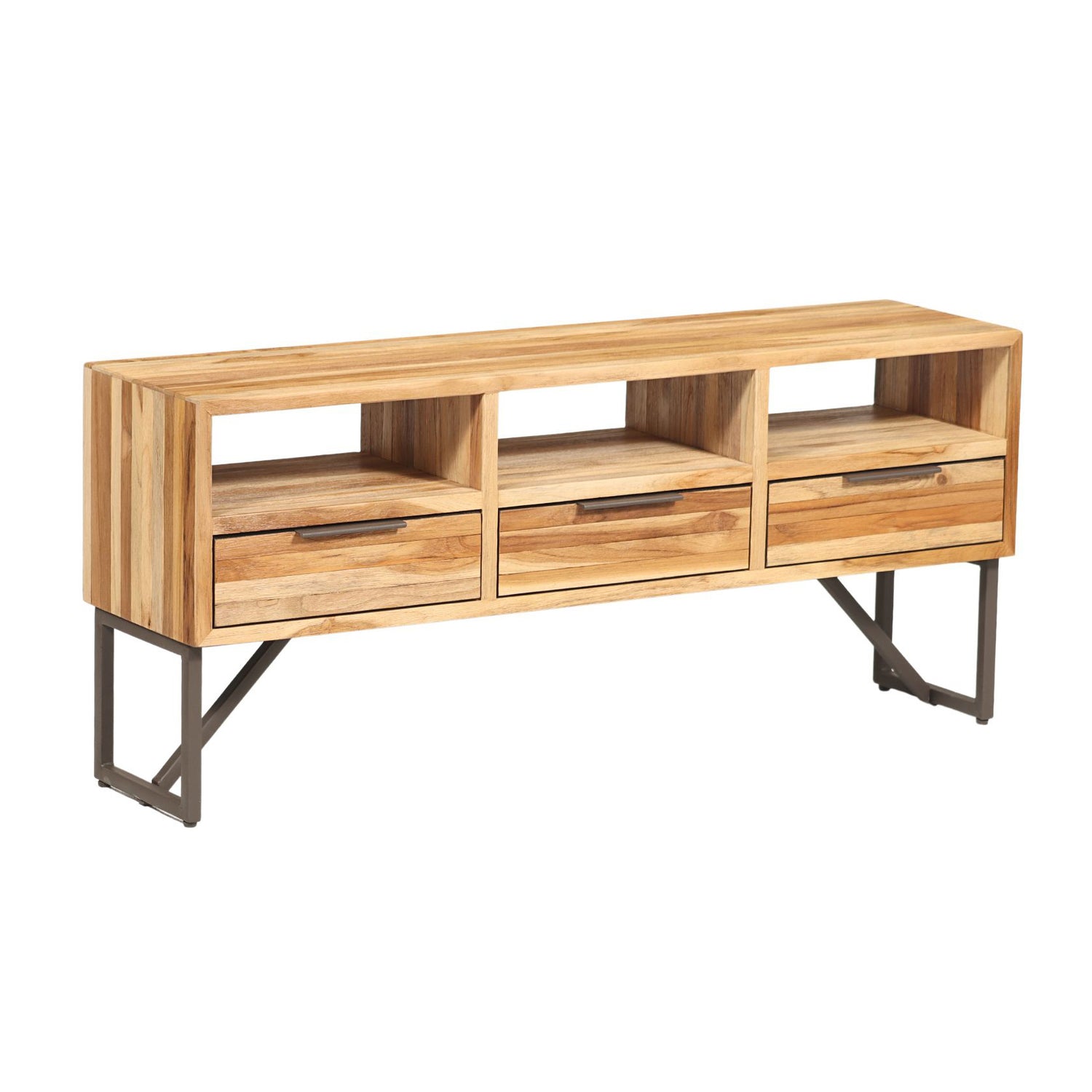 Tara Giftworks Verona TV Unit Natural Teak 1 Shaws Department Stores