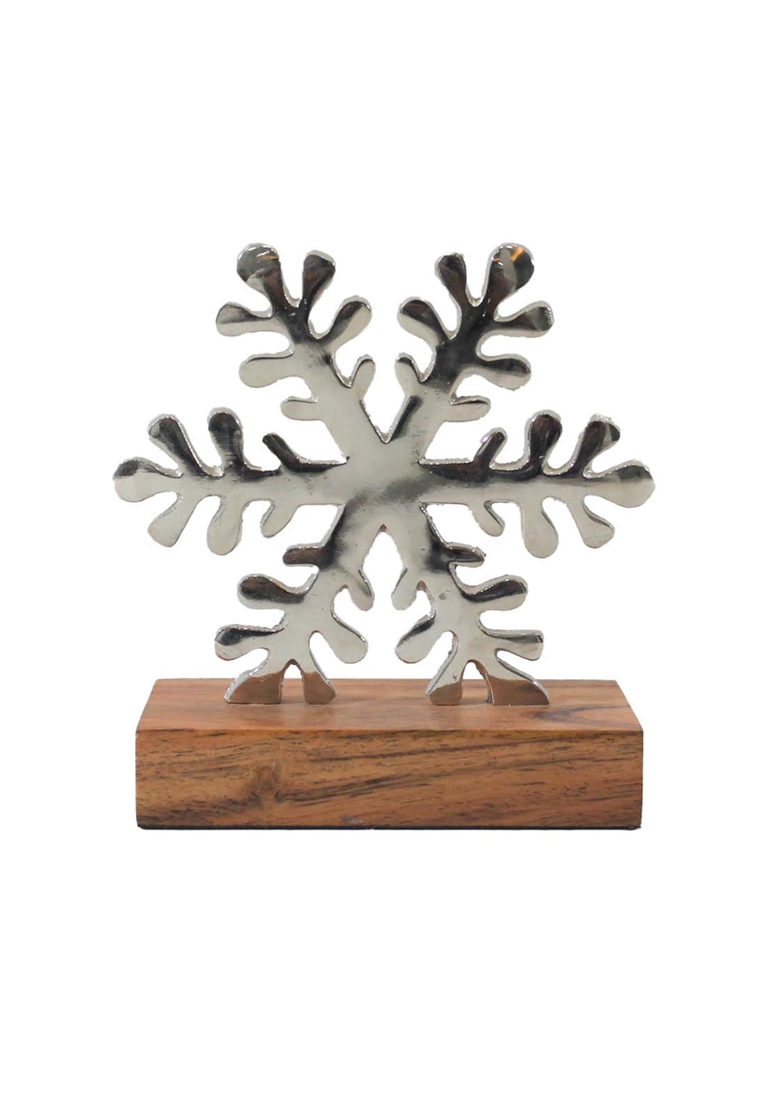 Festive Snowflake Silver - Grey