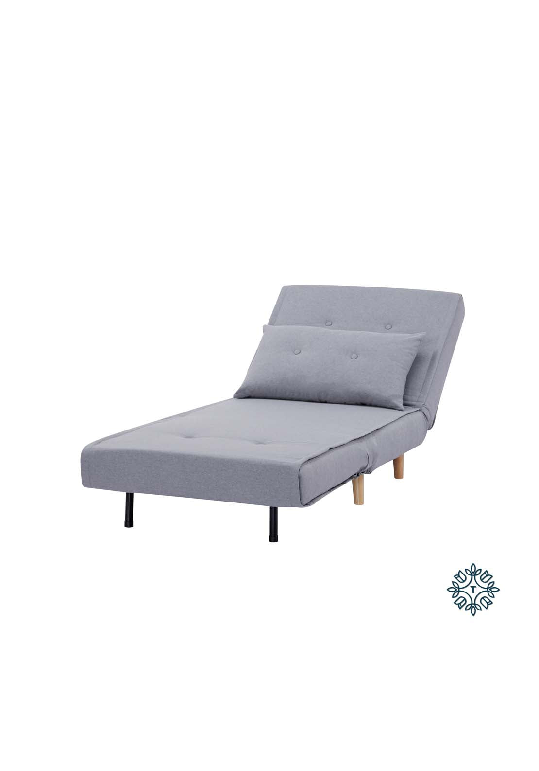 The Home Collection Haru Single Sofa Bed - Grey 3 Shaws Department Stores