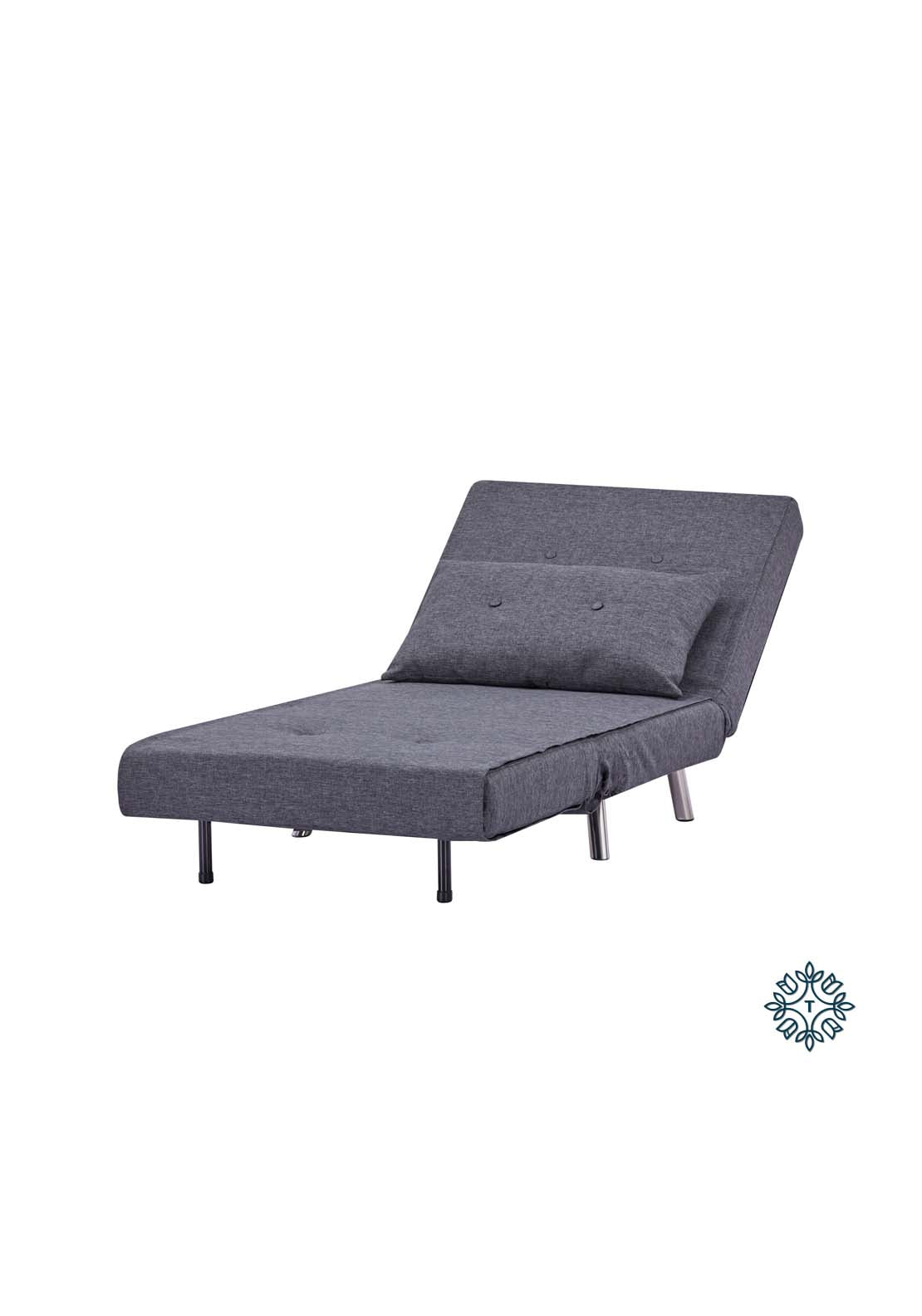 The Home Collection Haru Single Sofa Bed - Grey 4 Shaws Department Stores