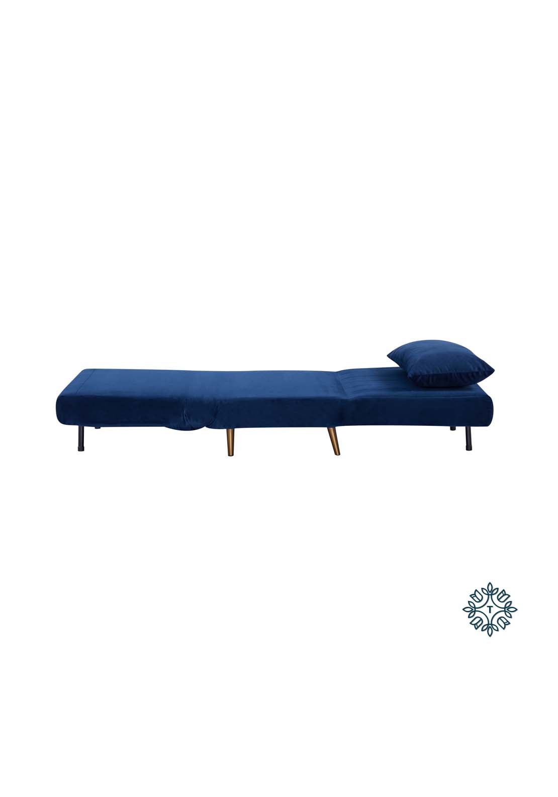 The Home Collection Bessie Single Sofa Bed - Blue 5 Shaws Department Stores