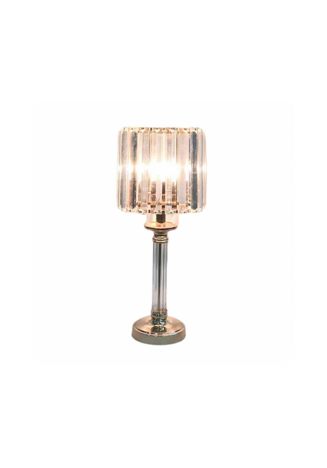 Imogen Glass Lamp - Gold