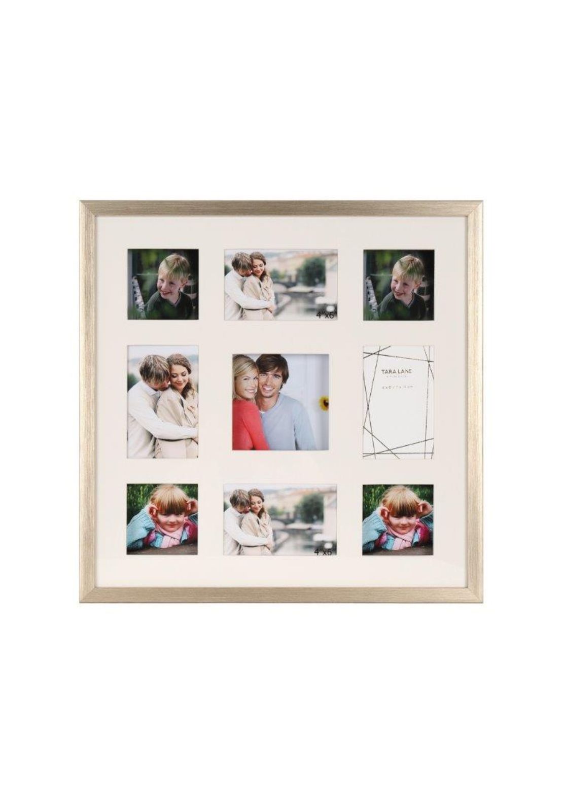 The Home Collection Gallery Collage Frame 9 Photos - Champagne 1 Shaws Department Stores