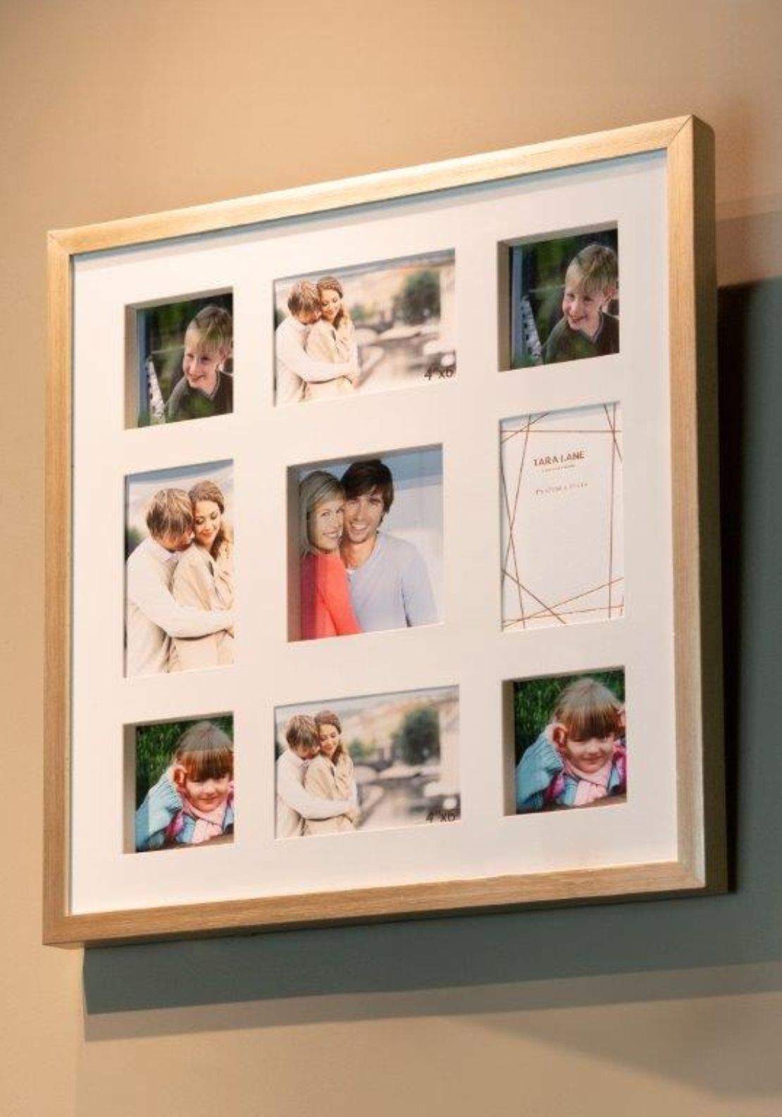 The Home Collection Gallery Collage Frame 9 Photos - Champagne 4 Shaws Department Stores