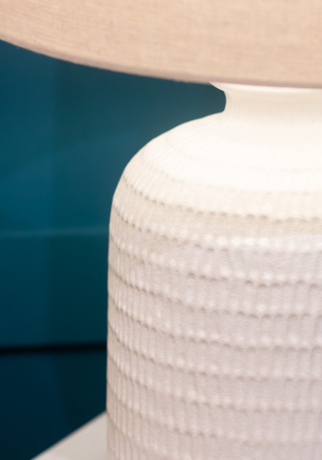 Blair Ceramic Table Lamp - Nude