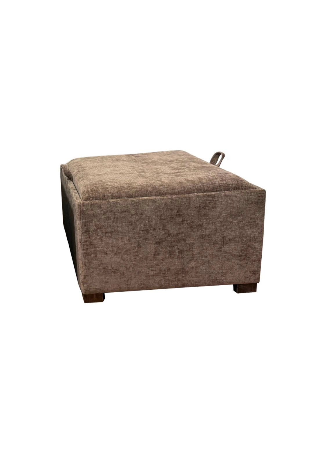 Maya Tray Table Pouffe Small - Cappuchino
