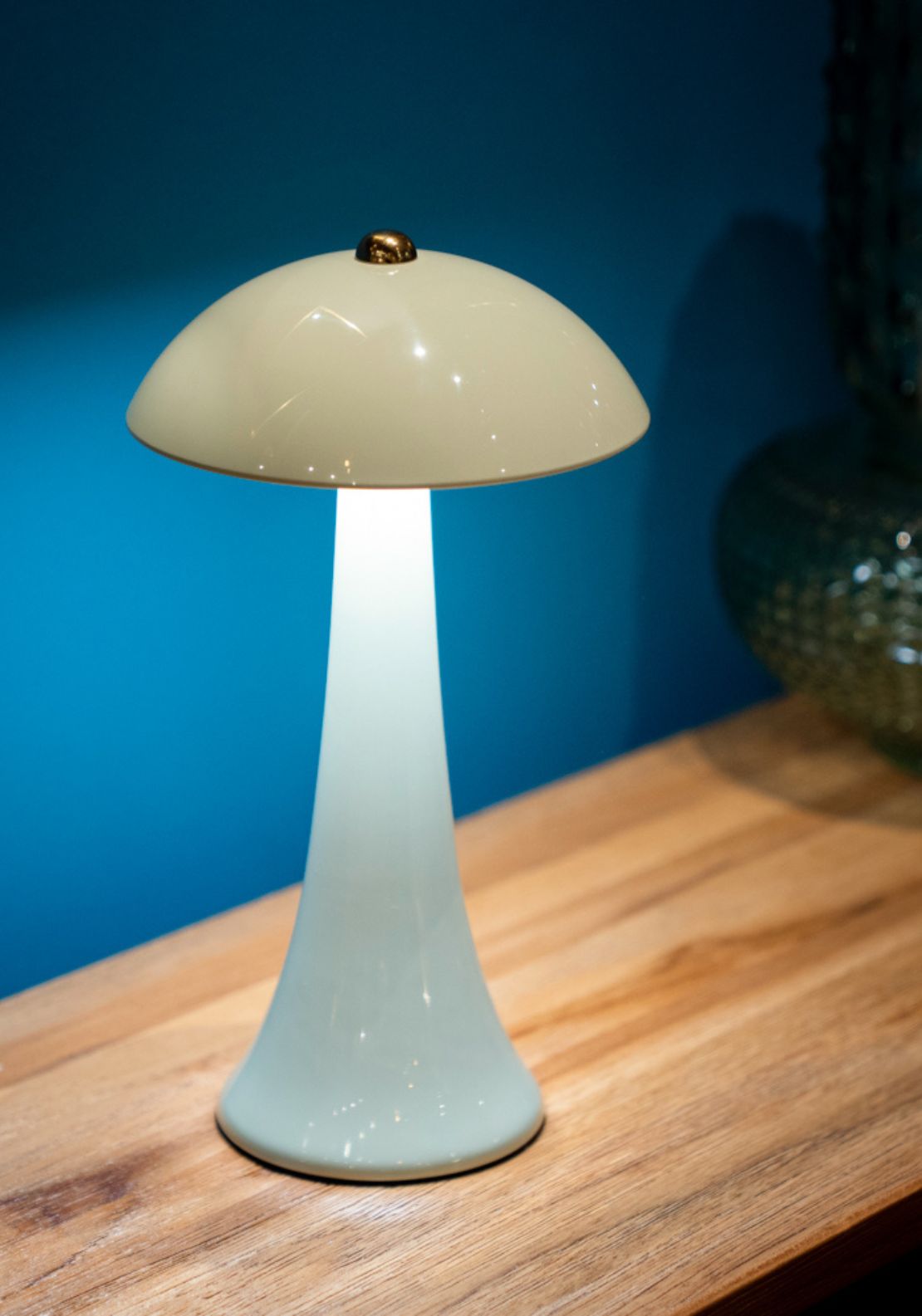 The Home Collection USB Rechargeable Lamp - Green 2 Shaws Department Stores