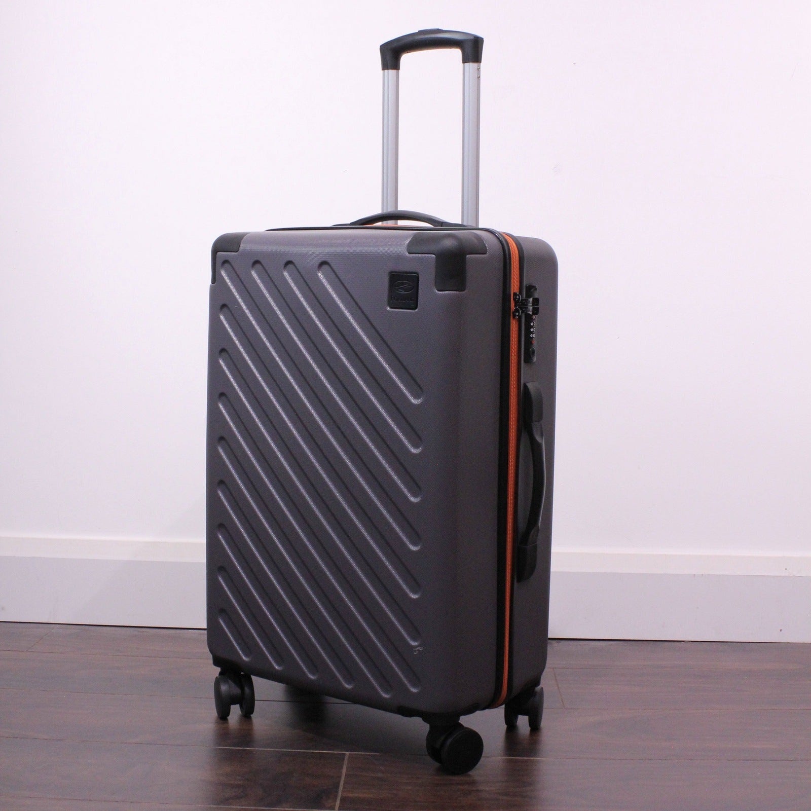 Portland Tokyo Hardshell Luggage 60cm - Charcoal 1 Shaws Department Stores