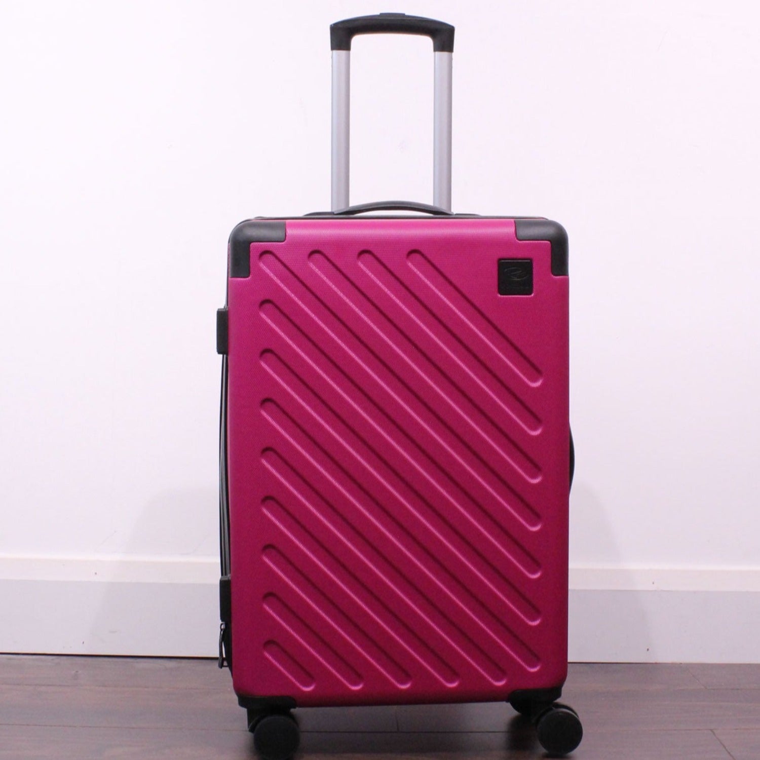 Portland Tokyo Hardshell Luggage 60cm - Pink 2 Shaws Department Stores