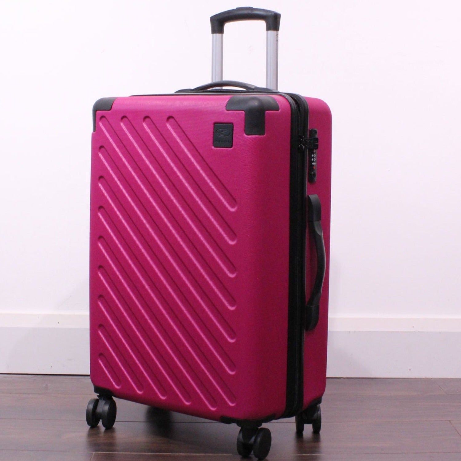 Portland Tokyo Hardshell Luggage 60cm - Pink 1 Shaws Department Stores