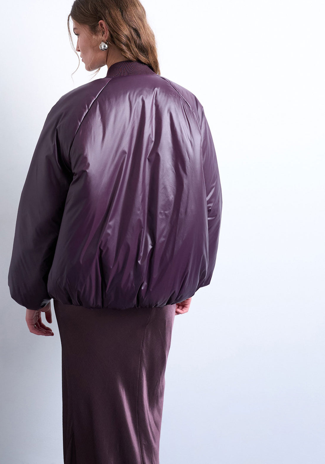 Topshop Boom Short Jacket - Burgundy 2 Shaws Department Stores