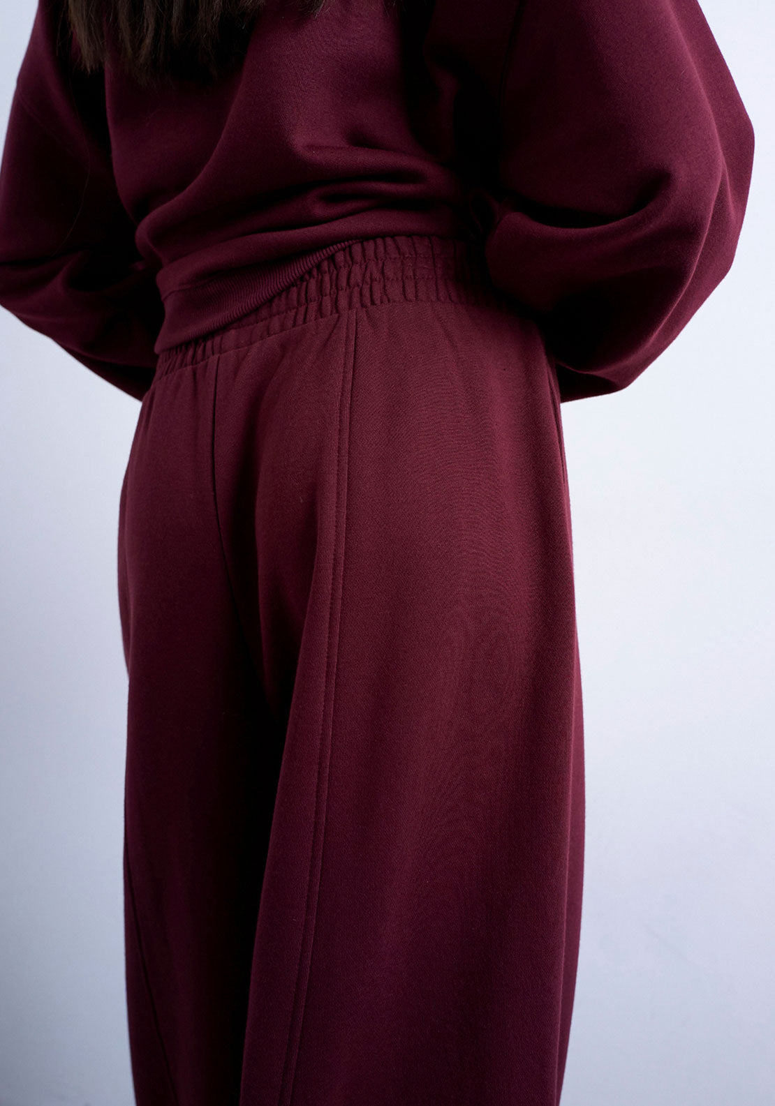 Topshop Rikke Balloon Joggers - Burgundy 5 Shaws Department Stores
