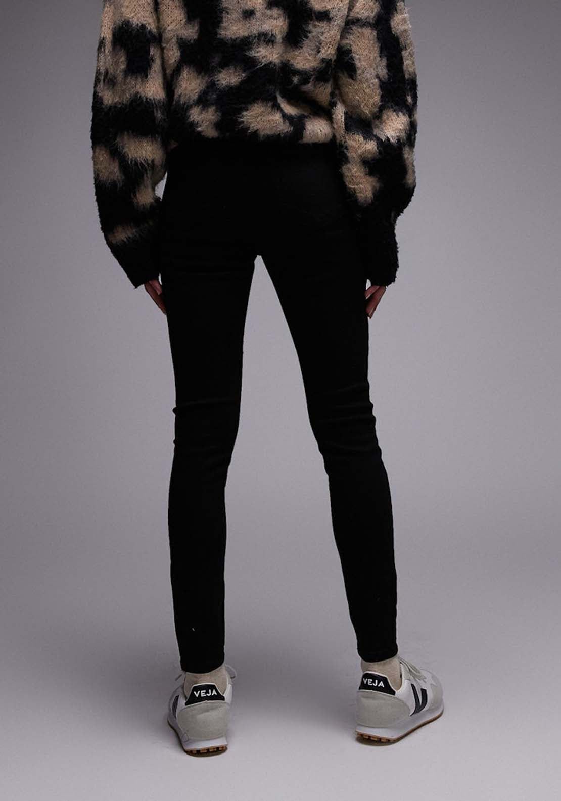 Topshop Jamie High Rise Jean - Black Denim 2 Shaws Department Stores