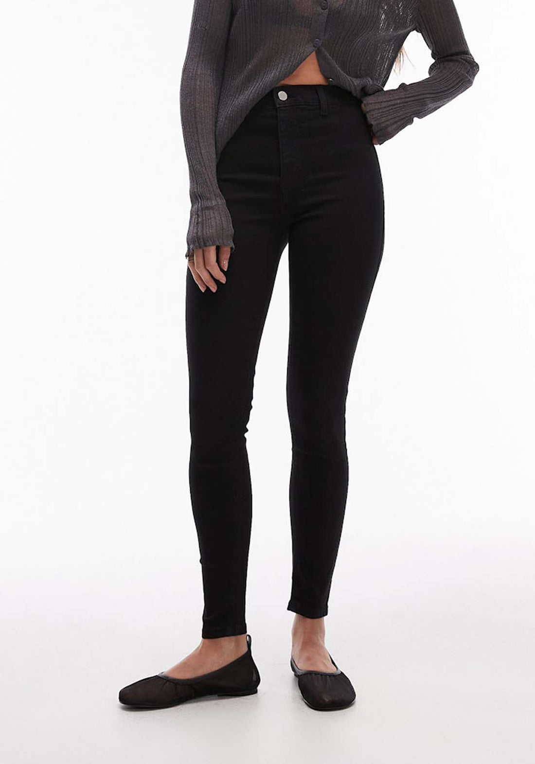 Black Joni Jeans With Belt Loop Leather Joni Jeans Joni Jeans With