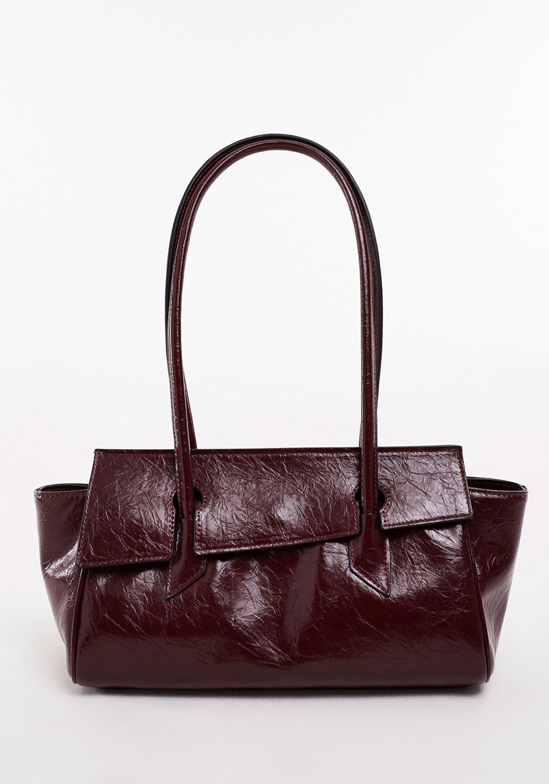 Topshop Sunny Shoulder Bag - Burgundy 1 Shaws Department Stores