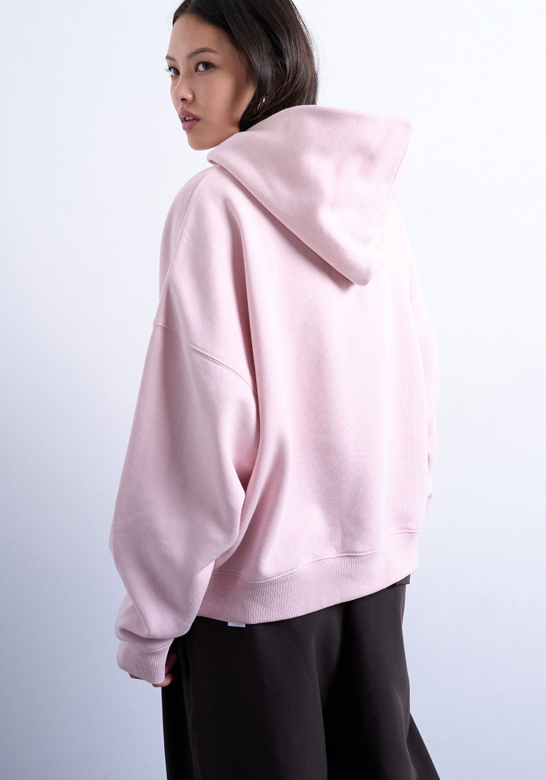 Topshop Bibi Ultimate Hoodie - Light Pink 2 Shaws Department Stores