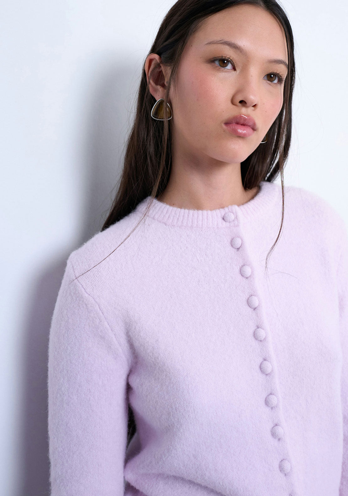 Topshop Sia Cardigan - Pink Cosmos 2 Shaws Department Stores