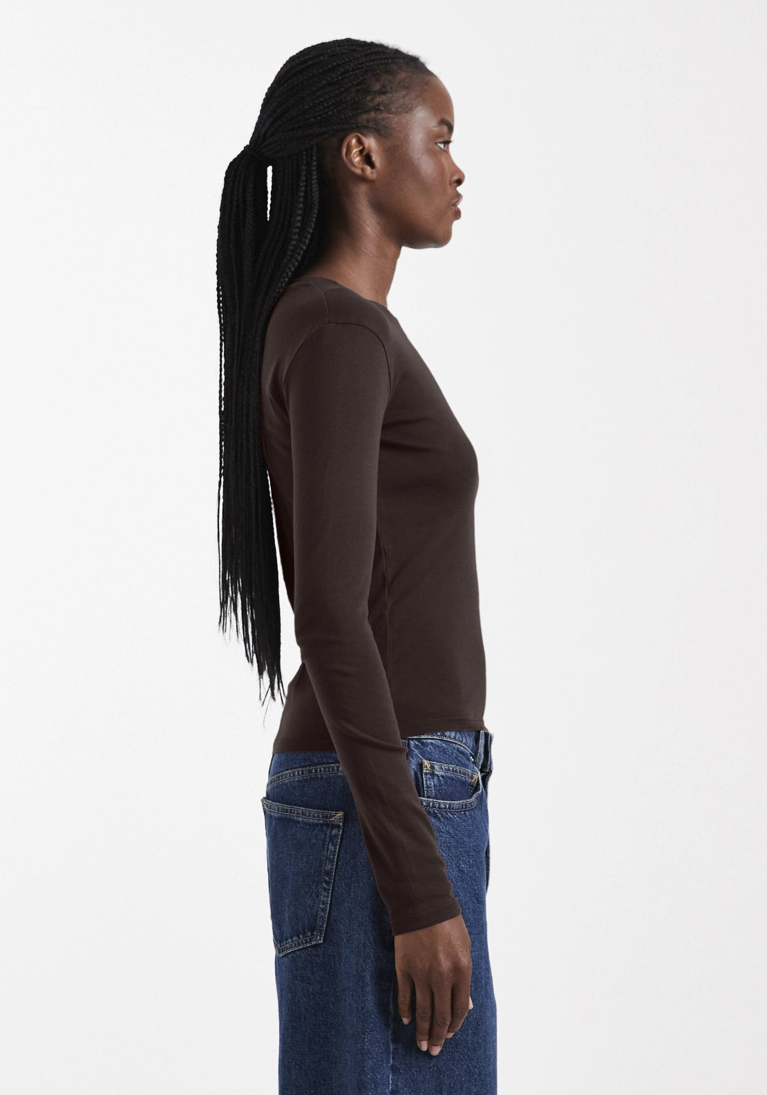 Everyday Long Sleeve Top - Earth Brown