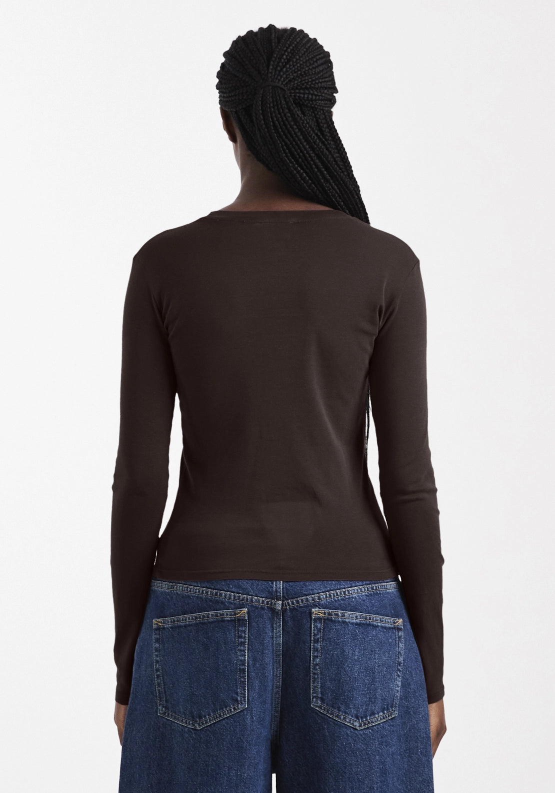Everyday Long Sleeve Top - Earth Brown