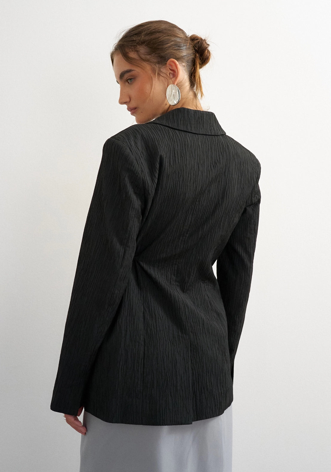 Tiri Tie Waist Blazer - Black