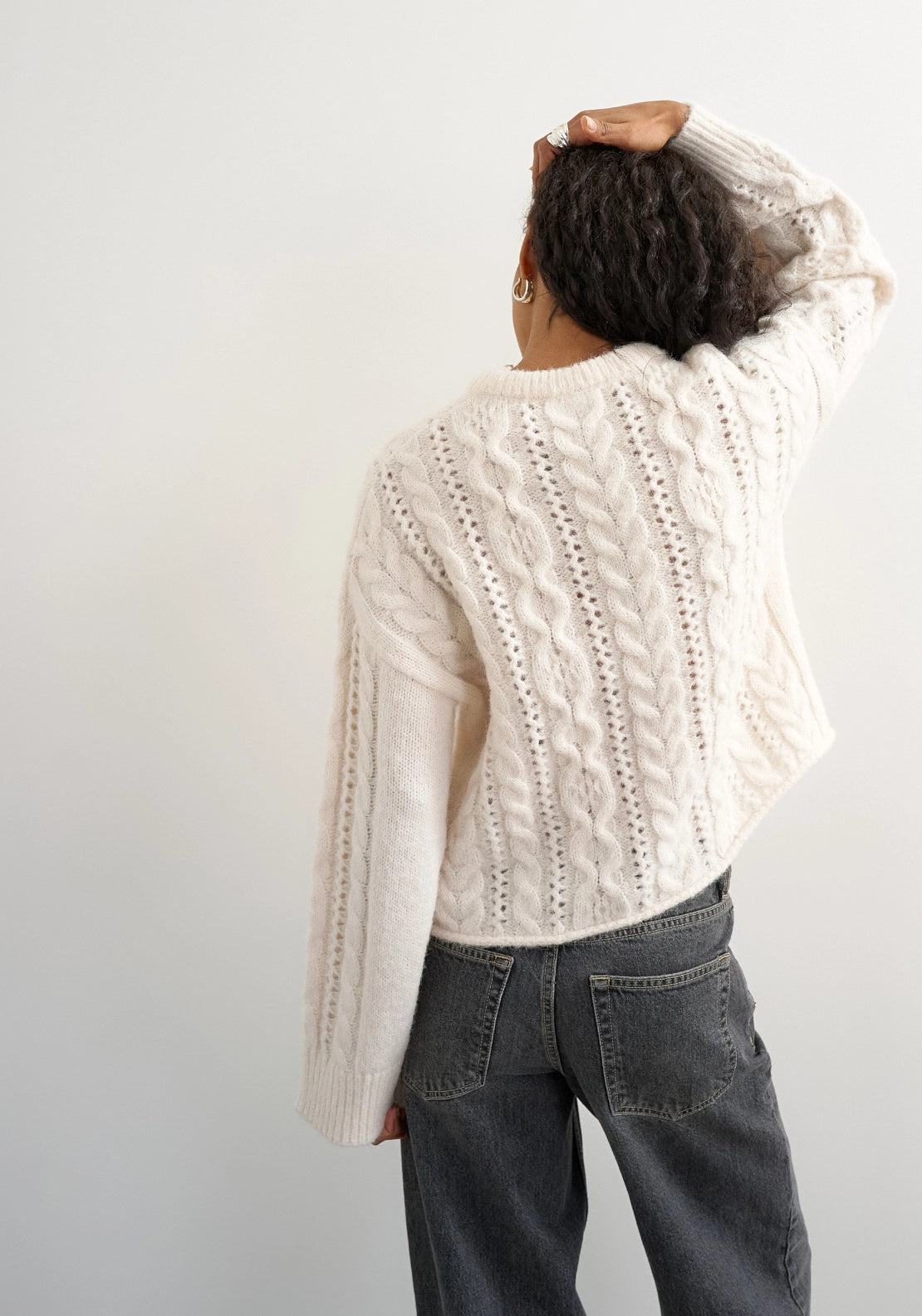 Rain Cable Jumper - Beige