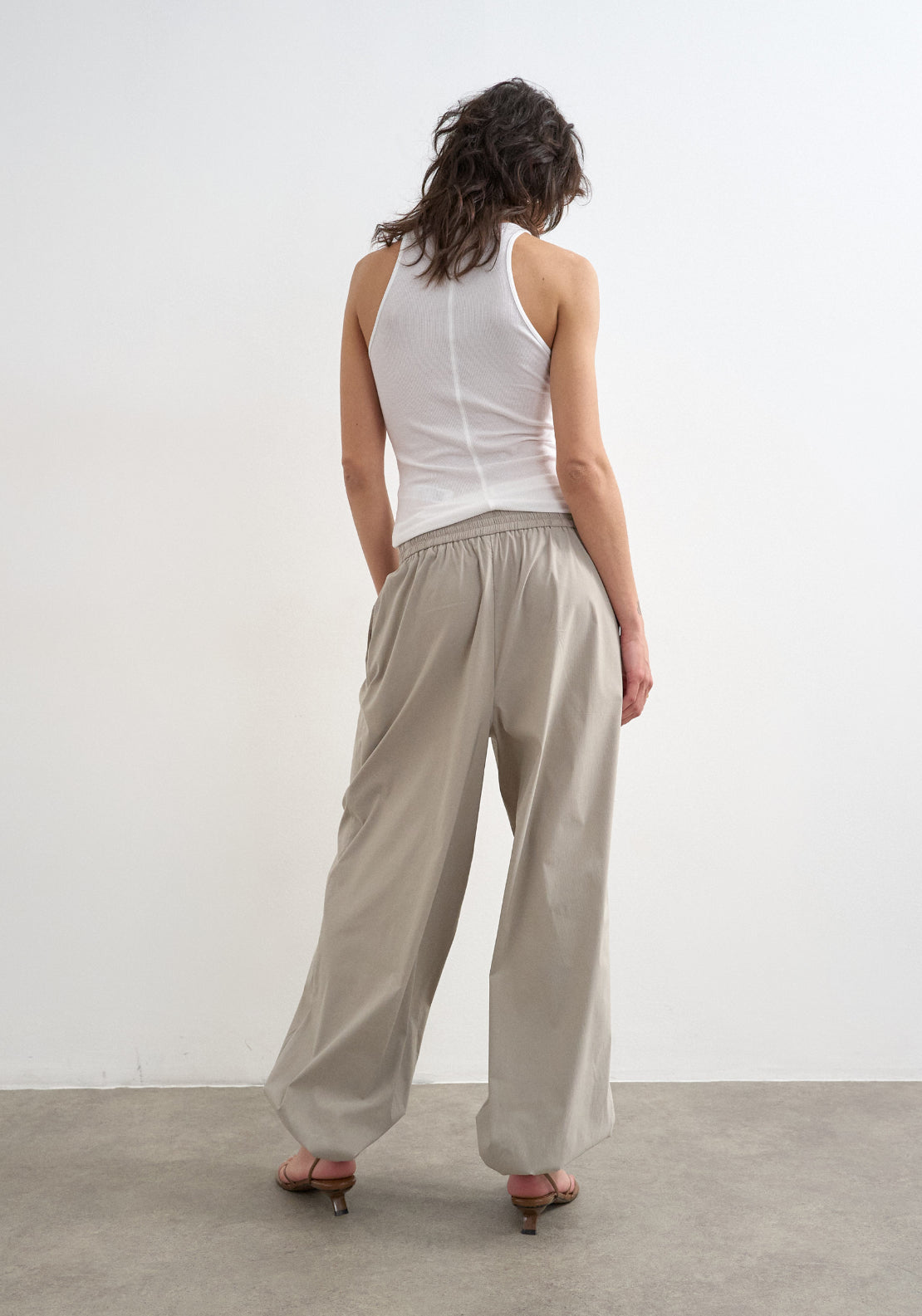 Topshop Balia Balloon Trousers - Black 2 Shaws Department Stores