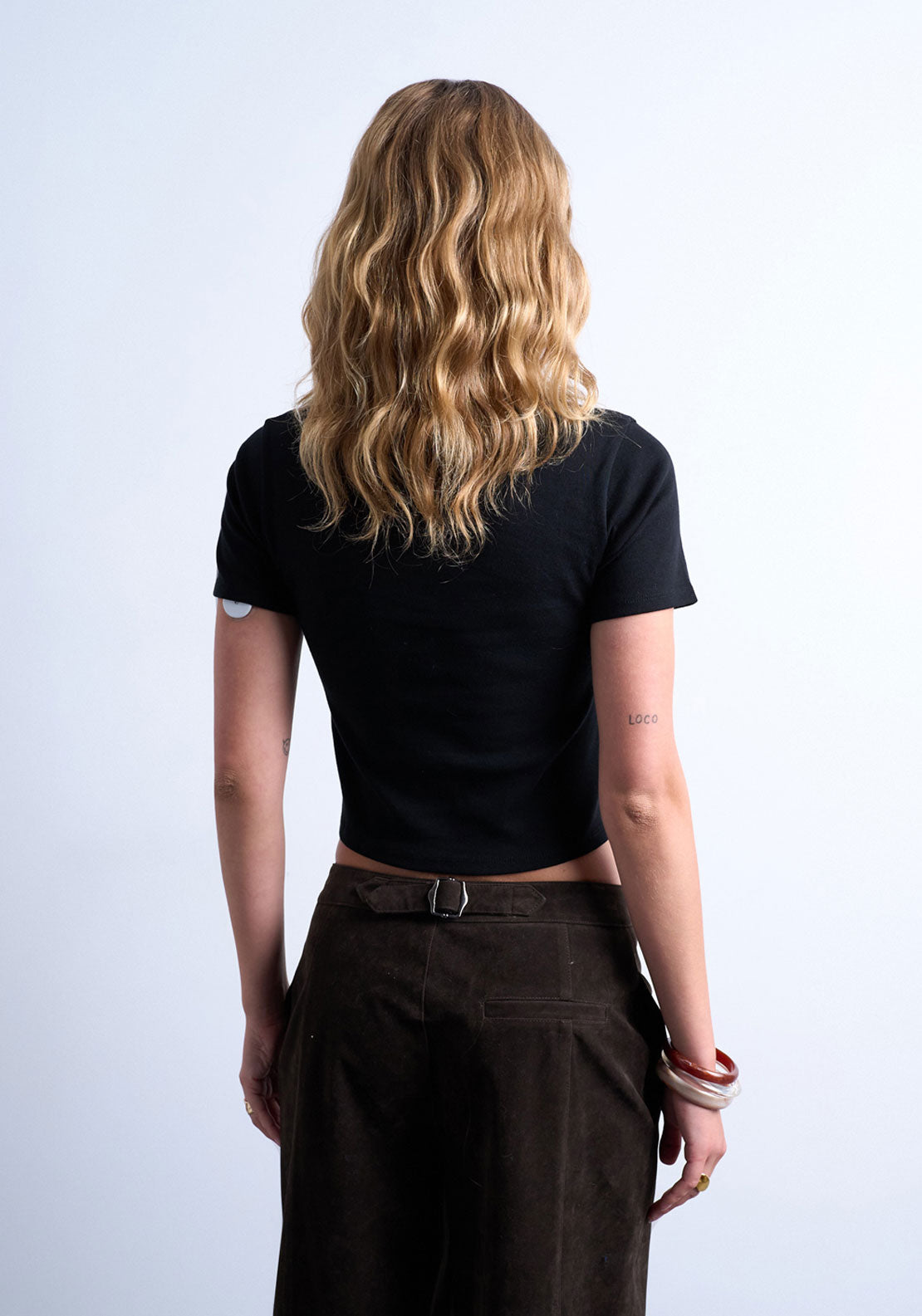 Topshop Everyday Short sleeve Top - Black 2 Shaws Department Stores