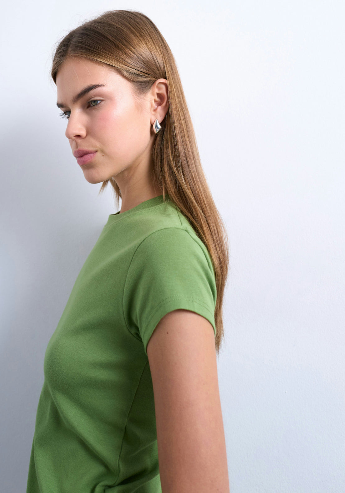 Topshop Everyday Short sleeve Top - Yellow 3 Shaws Department Stores