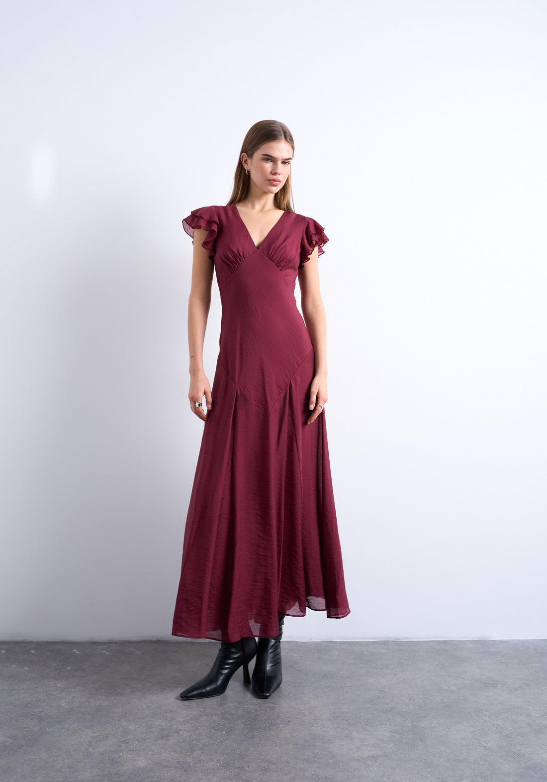 Saga Short Sleeve Maxi Dress