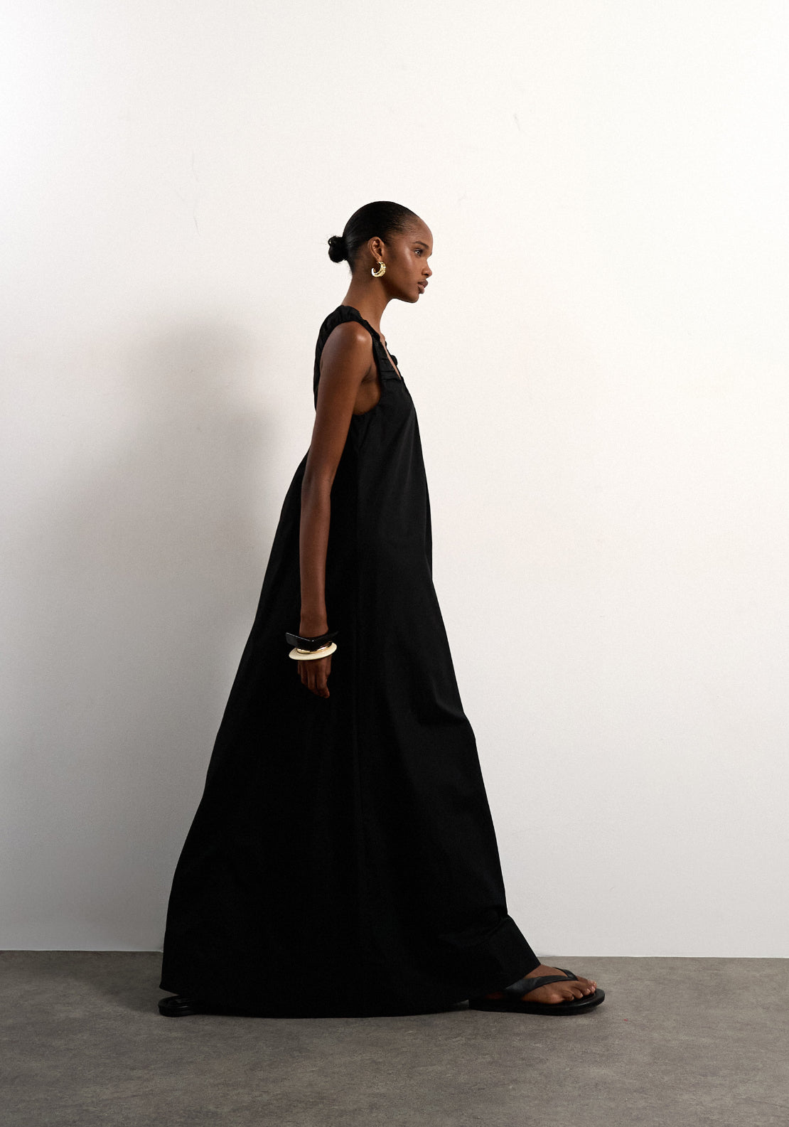 Topshop Runi Sleeveless Maxi Dress - Black 3 Shaws Department Stores