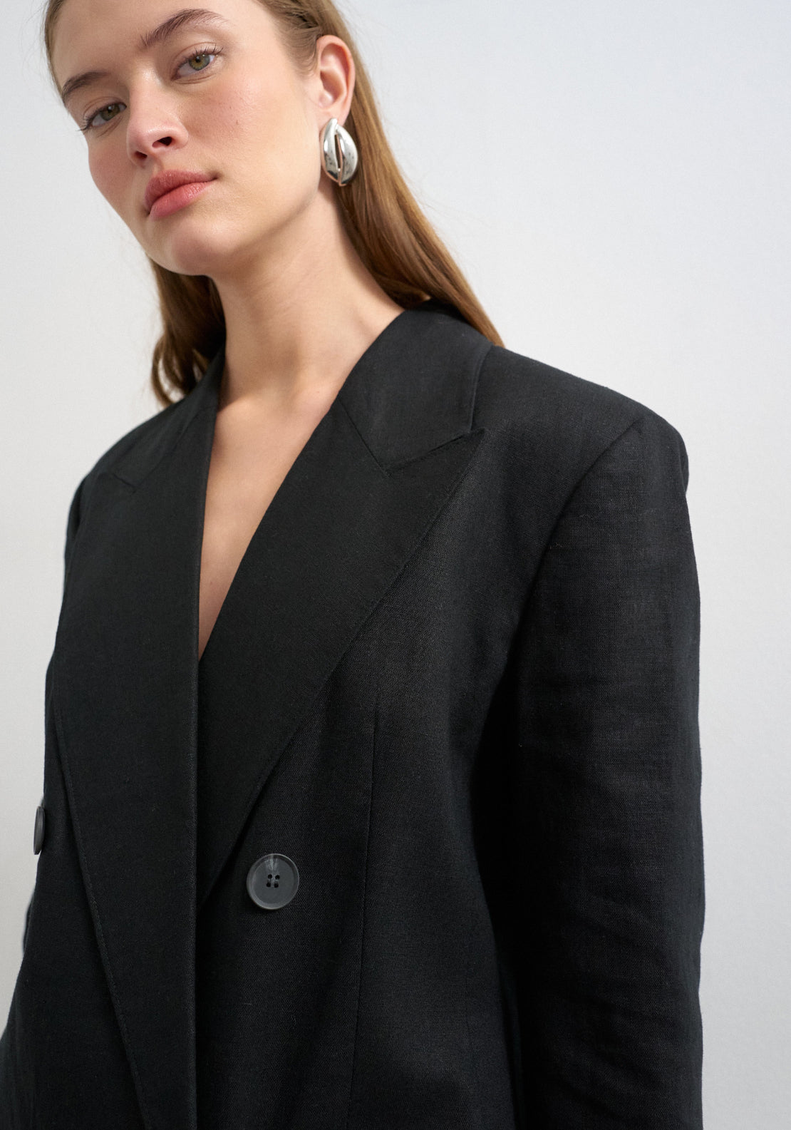 Topshop Isabella Blazer - Black 3 Shaws Department Stores