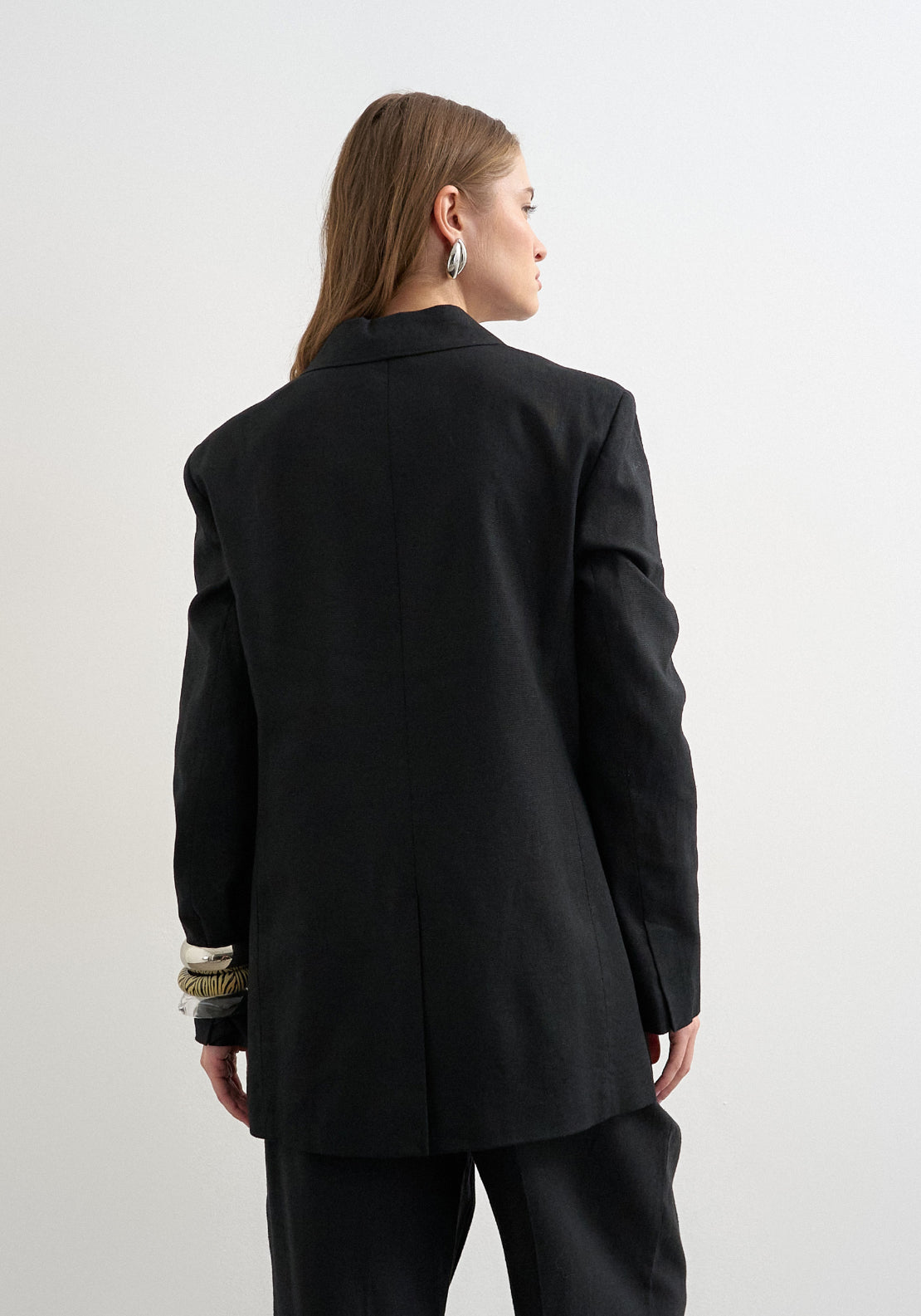 Topshop Isabella Blazer - Black 2 Shaws Department Stores