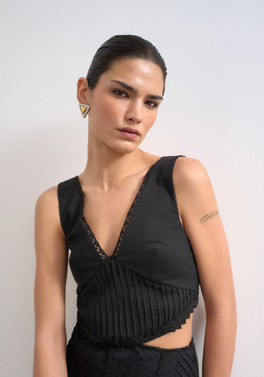 Topshop Alina Sleeveless Maxi Dress - Black 4 Shaws Department Stores