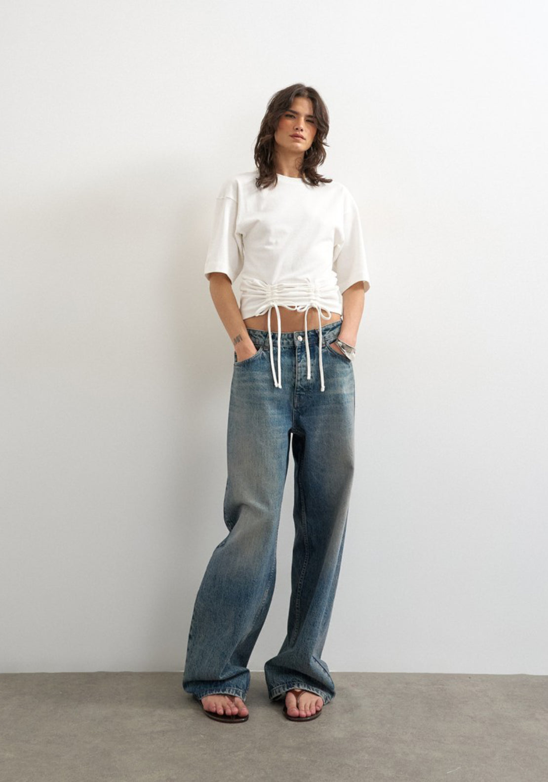 Malle Detail T-Shirt - White