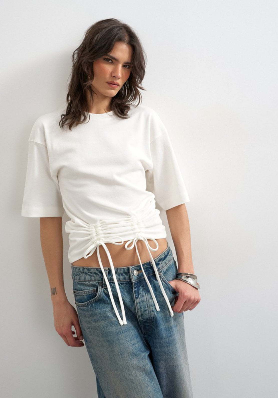 Malle Detail T-Shirt - White
