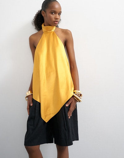 Shayla Backless Top - Yellowtail