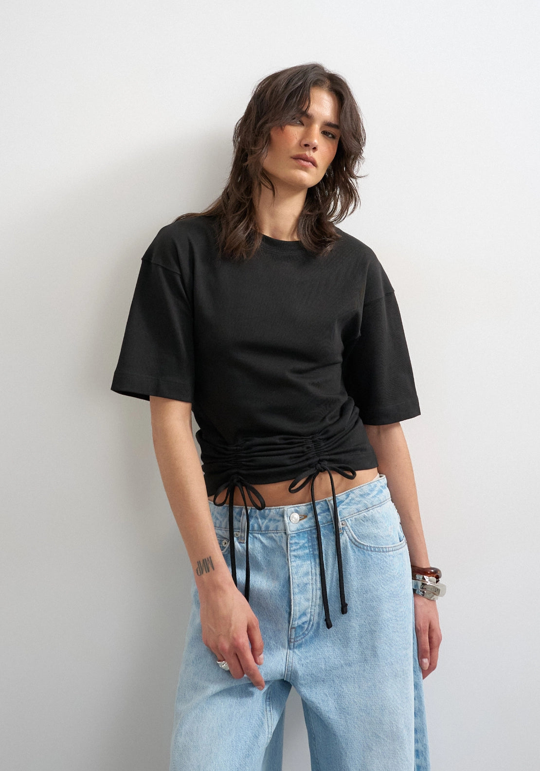Malle Detail T-Shirt - Black