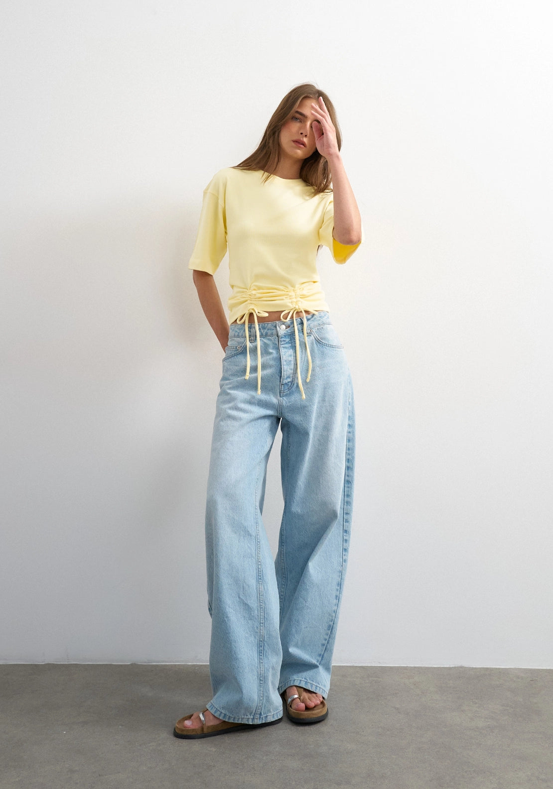 Malle Detail T-Shirt - Cream