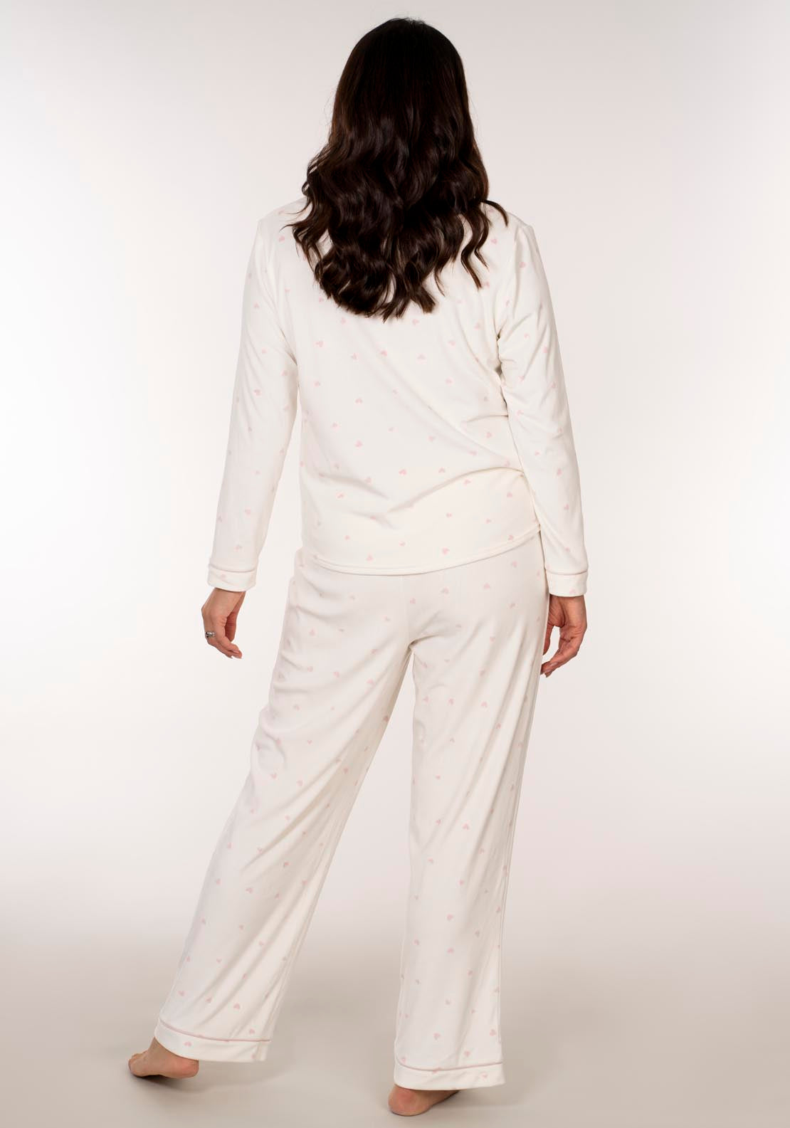 The Sleep Collection Supersoft Heart Pyjama Set - Pink 5 Shaws Department Stores