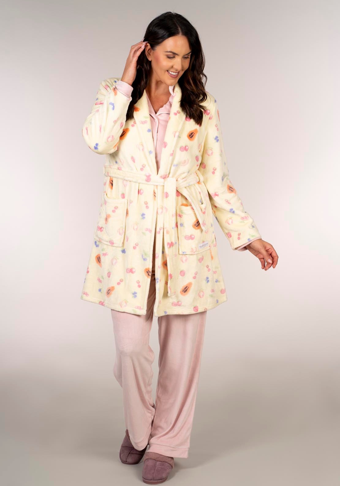 The Sleep Collection Printed Fruit Robe - Multi 4 Shaws Department Stores