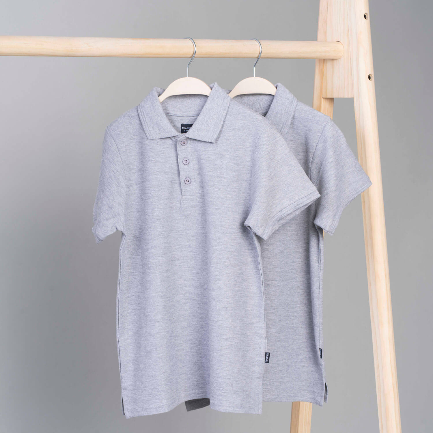 Skippy Short-Sleeve Polo Top 2 Pack - Grey 1 Shaws Department Stores