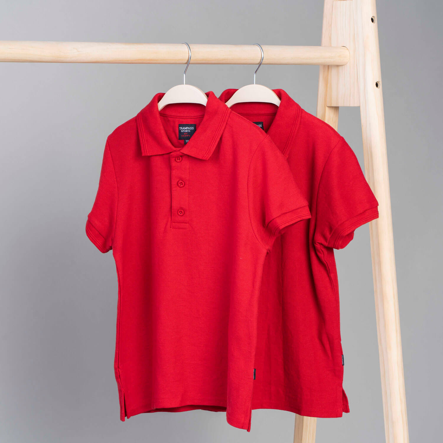 Skippy Short-Sleeve Polo Top 2 Pack - Red 1 Shaws Department Stores