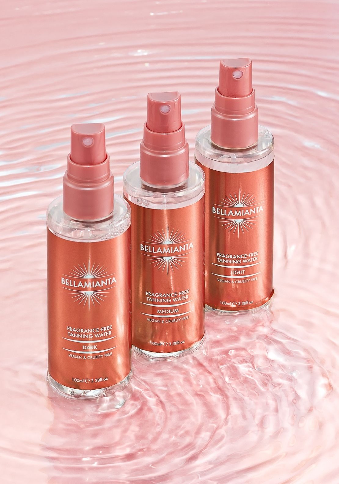 Fragrance Free Tanning Water - 100ml