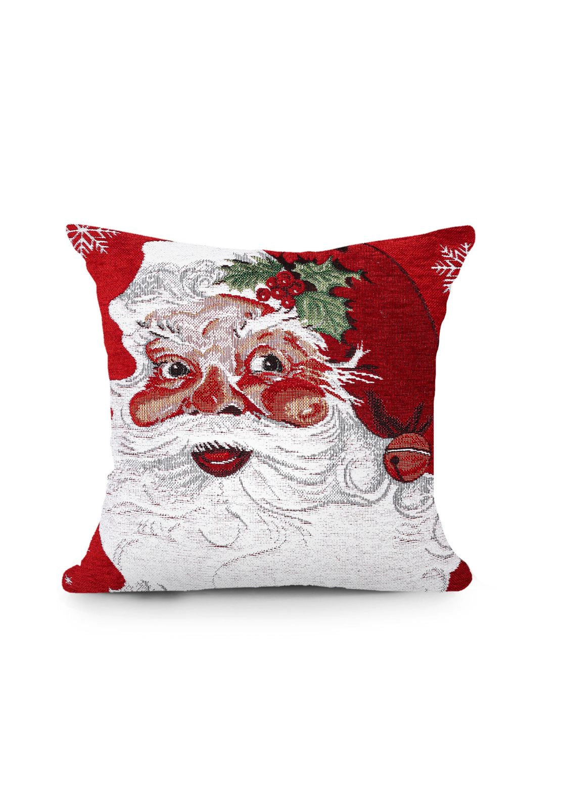 Christmas Tapestry Santa Cushion