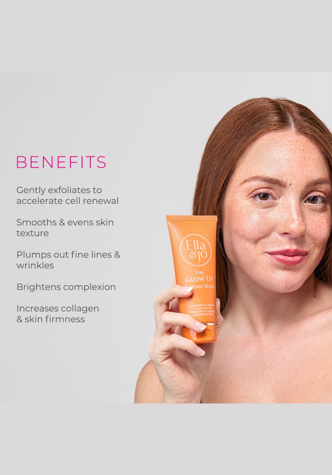 Ella &amp; Jo The Glow up Enzymen Mask 100ml 2 Shaws Department Stores