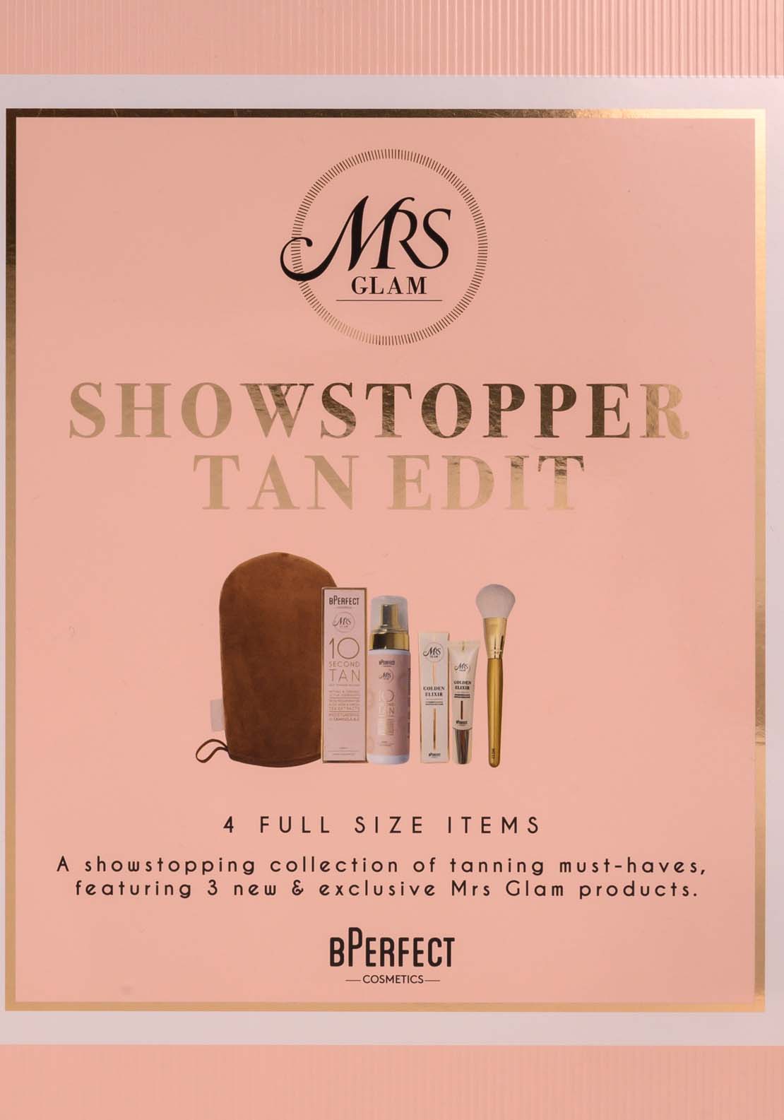 Mrs Glam - The Showstopper Tan Edit